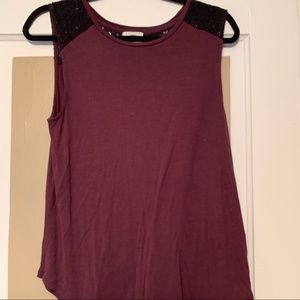 Tank with Lace Detail